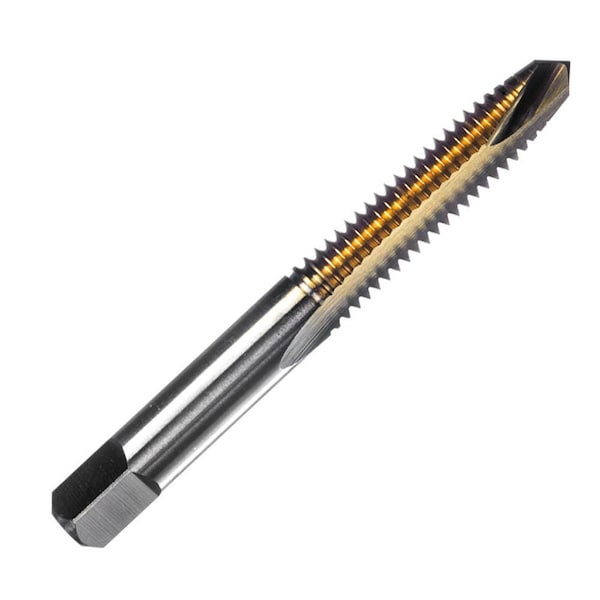 Champion Cutting Tool No5-40 - 321T Spiral Pt Taps, Plug Taps, 40 TPI, HSS w/ Titanium Nitride Surface Treatment, 12PK CHA 321T-5-40 - main